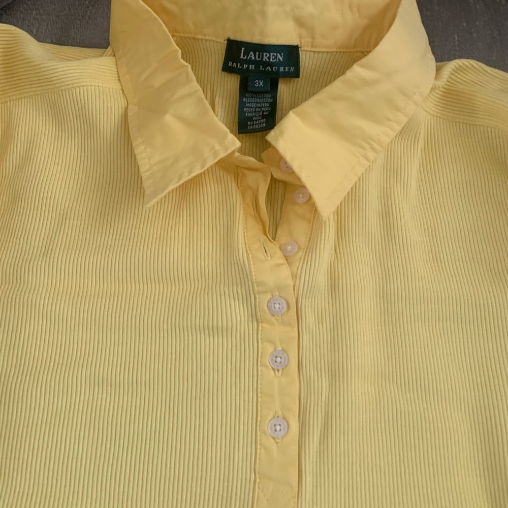 Ralph Lauren St Martin Collection Pullover Ribbed Top